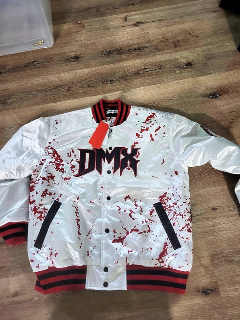 Headgear Classics DMX Flesh of My Flesh Blood of My Blood Satin Varsity Jacket